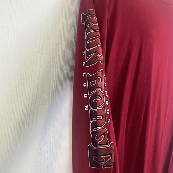 Next Level - Vintage Iron Horse Saloon Bike Week 2018 Long Sleeve Shirt Size L - Picture 5 of 11